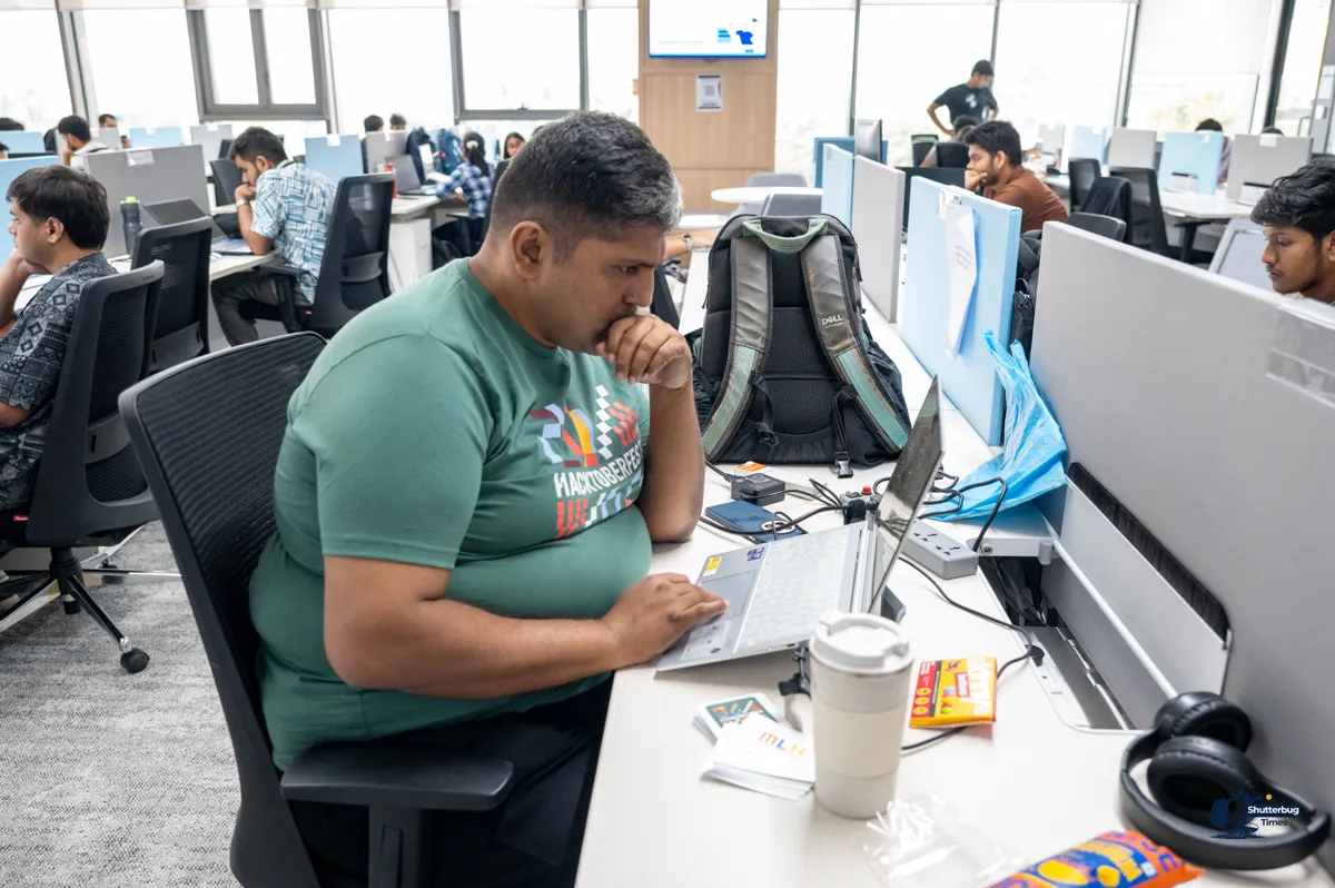 Coding HackBuddy during Hack Day