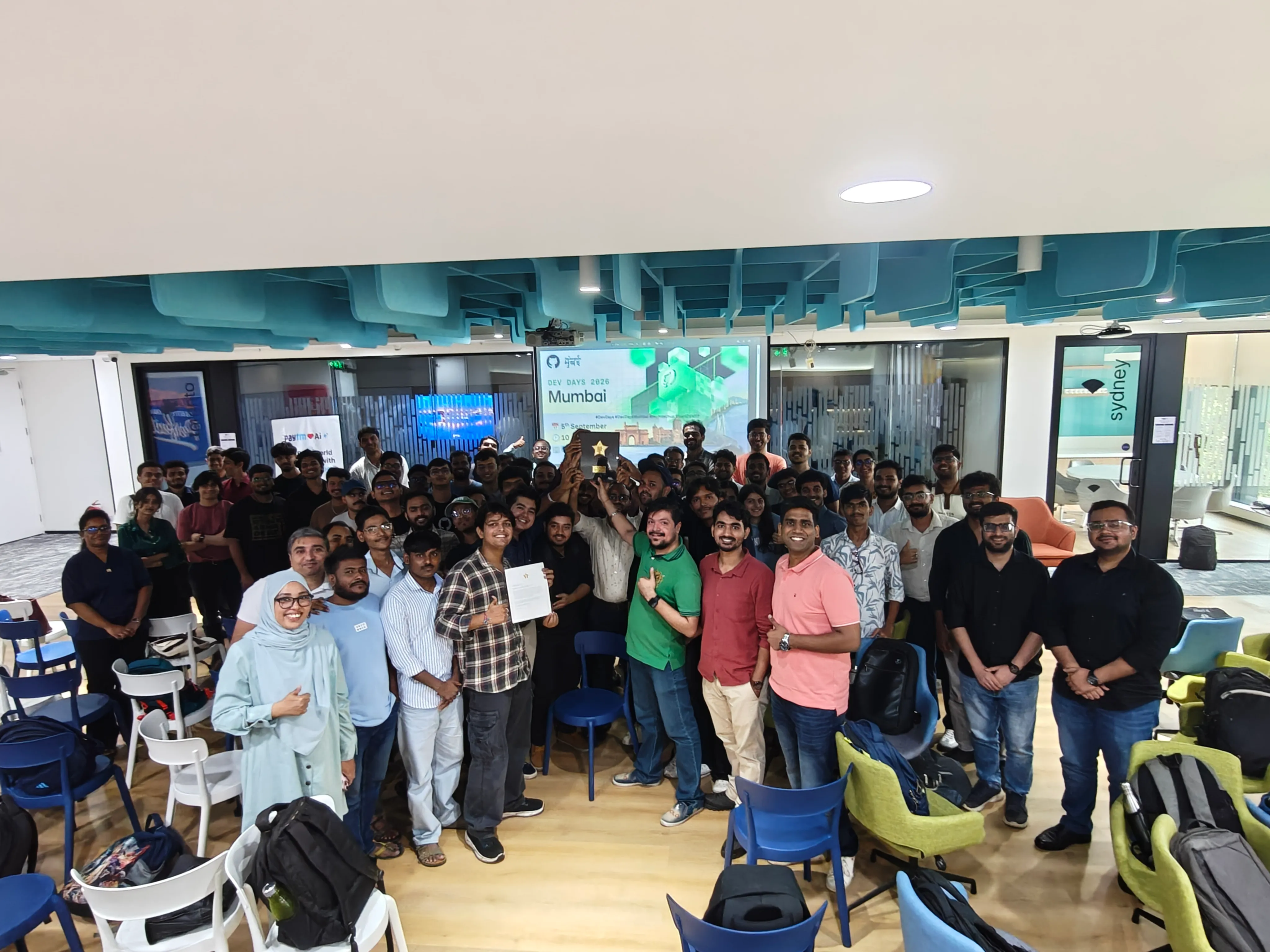GitHub Copilot Dev Days Mumbai - community gathering at Paytm Office, Andheri East