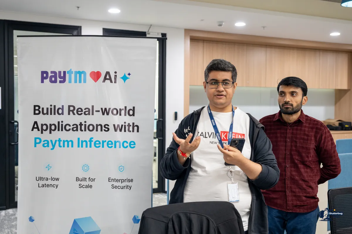 Paytm engineering team engaging with participants