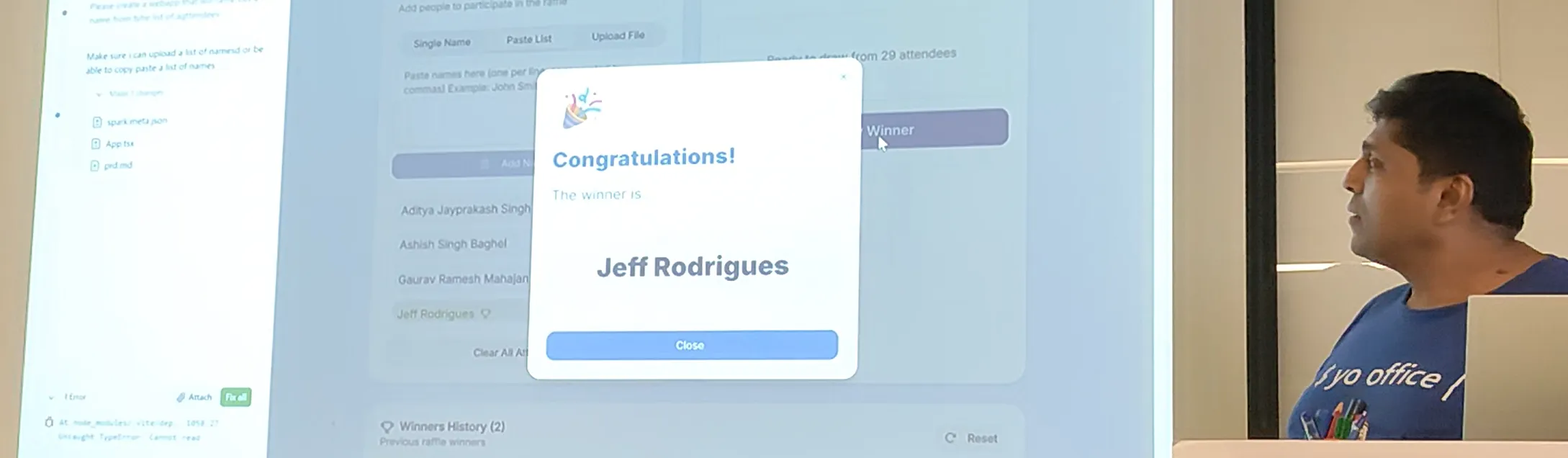 GitHub Spark Raffle