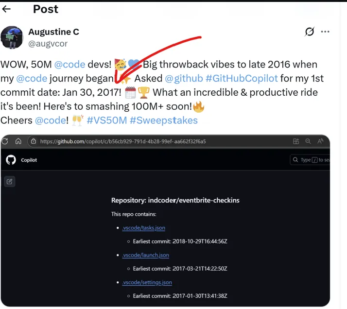 Tweet 50M Downloads